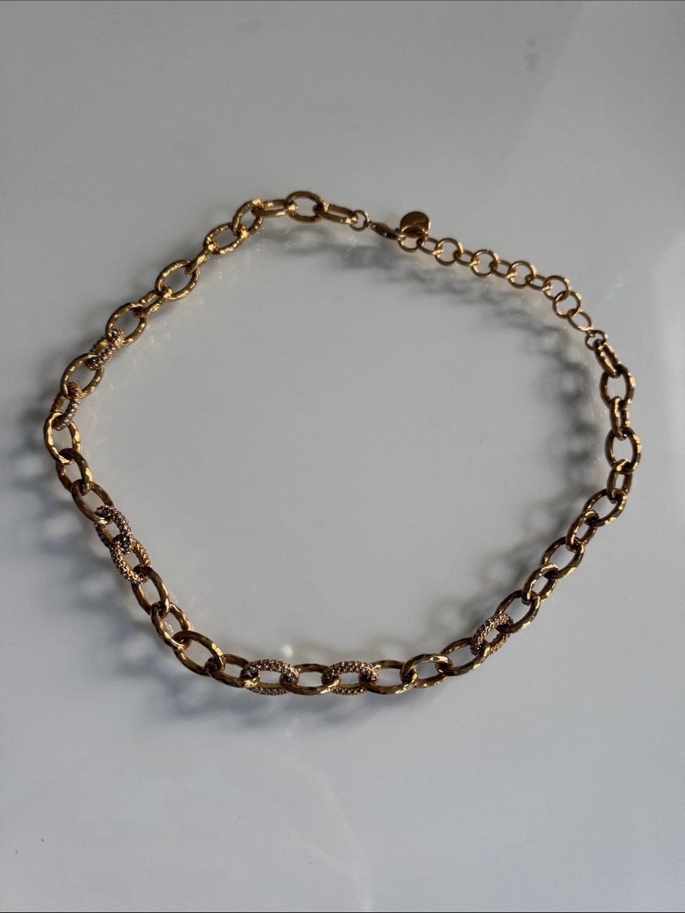 Stella & Dot Gold Link Chain Necklace 18”